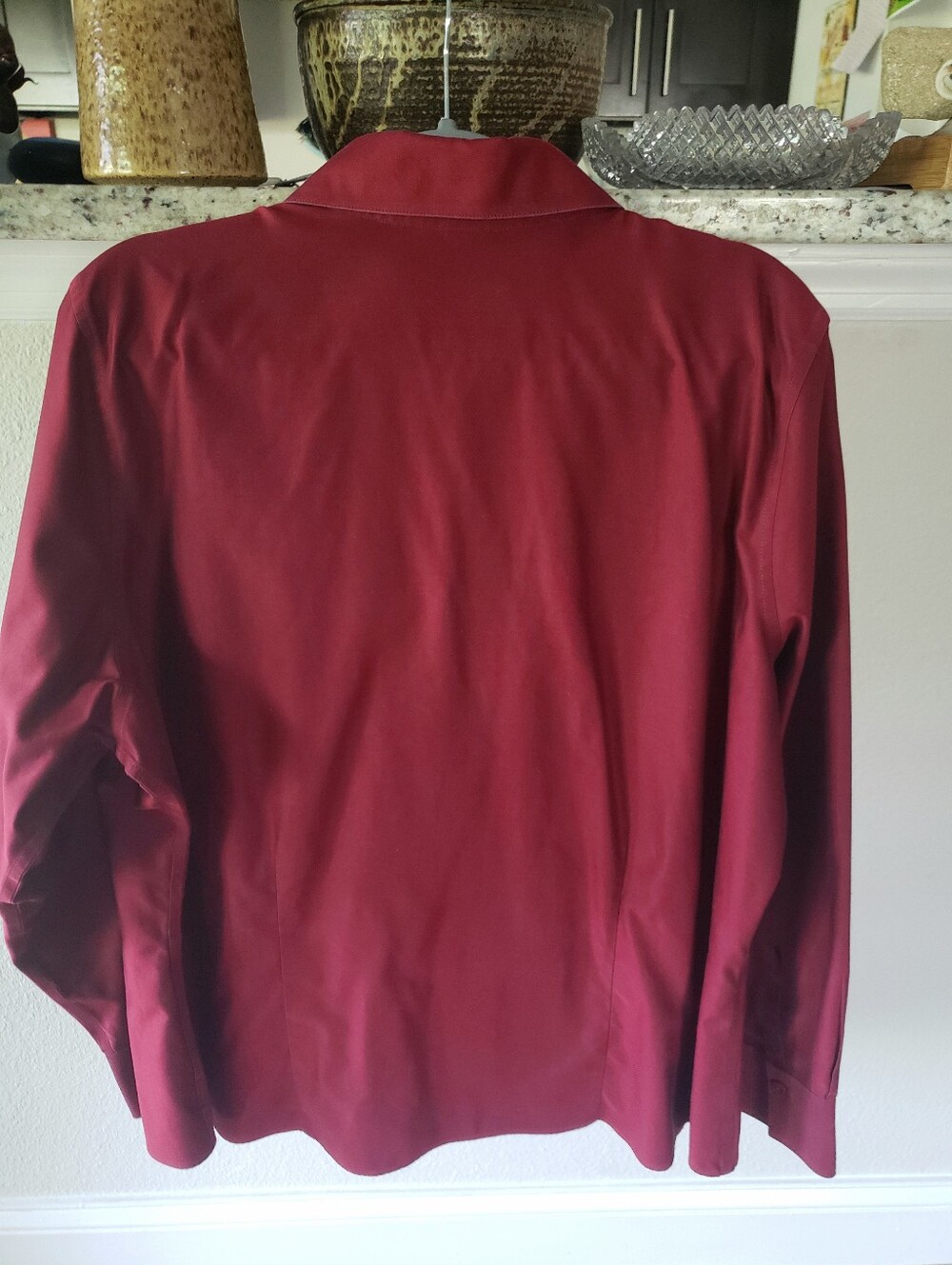 Coldwater Creek Double-Layer Cotton Blouse Plus 2X - Picture 3 of 13